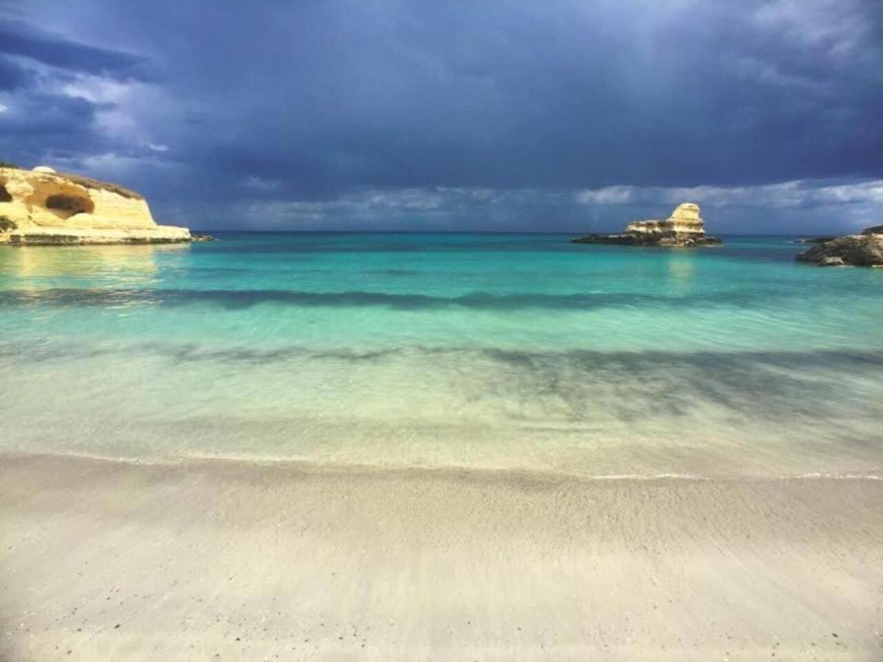 Casa Fronte Mare Torre Sant'Andrea Lejlighed Sant'Andrea  Eksteriør billede